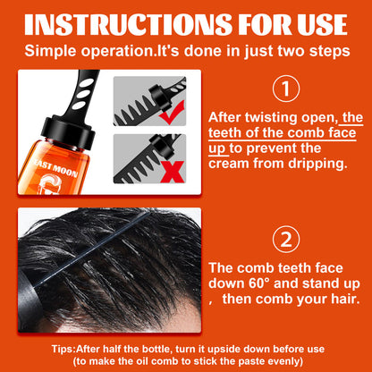 One-comb shaping-Styling Gel Comb.
