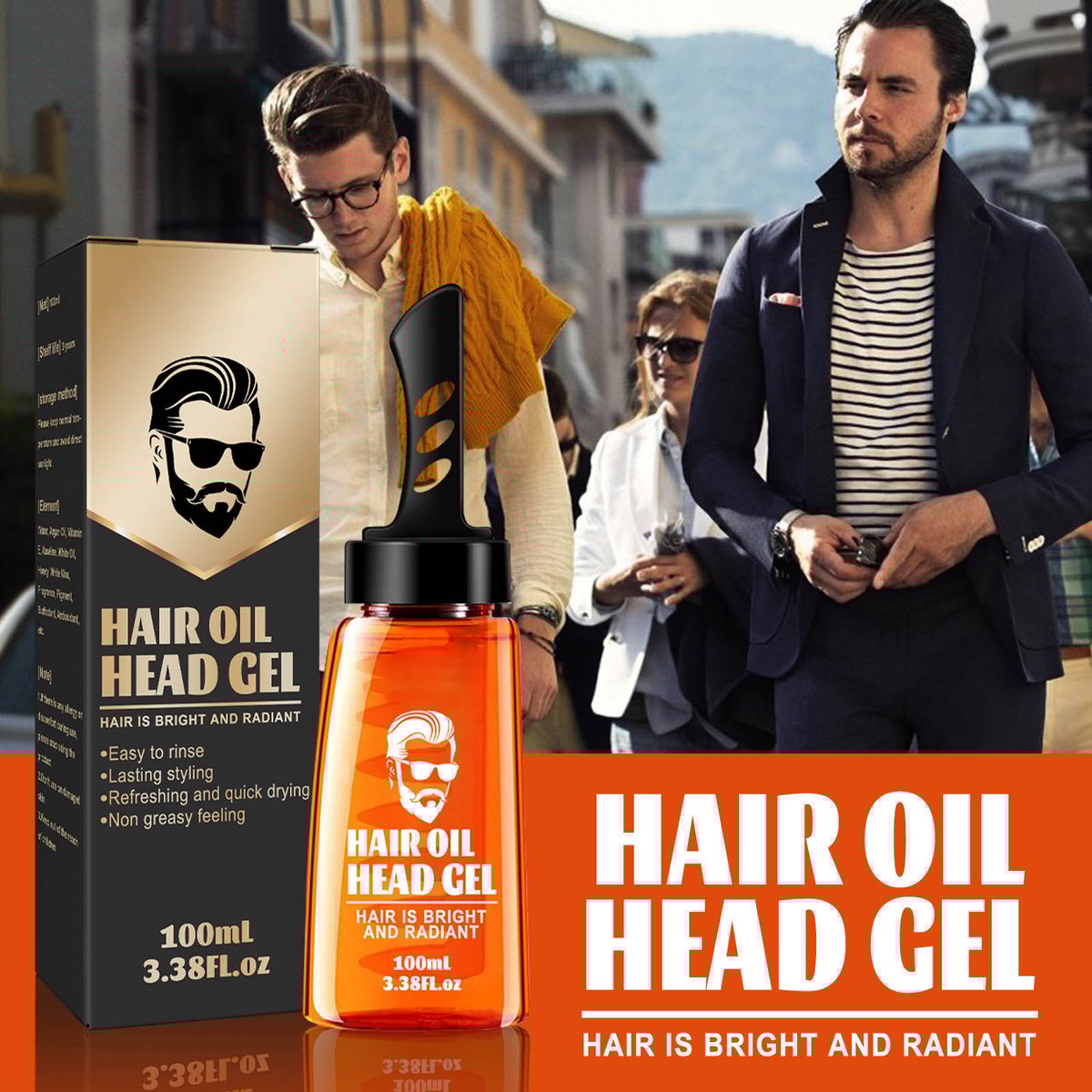 One-comb shaping-Styling Gel Comb.