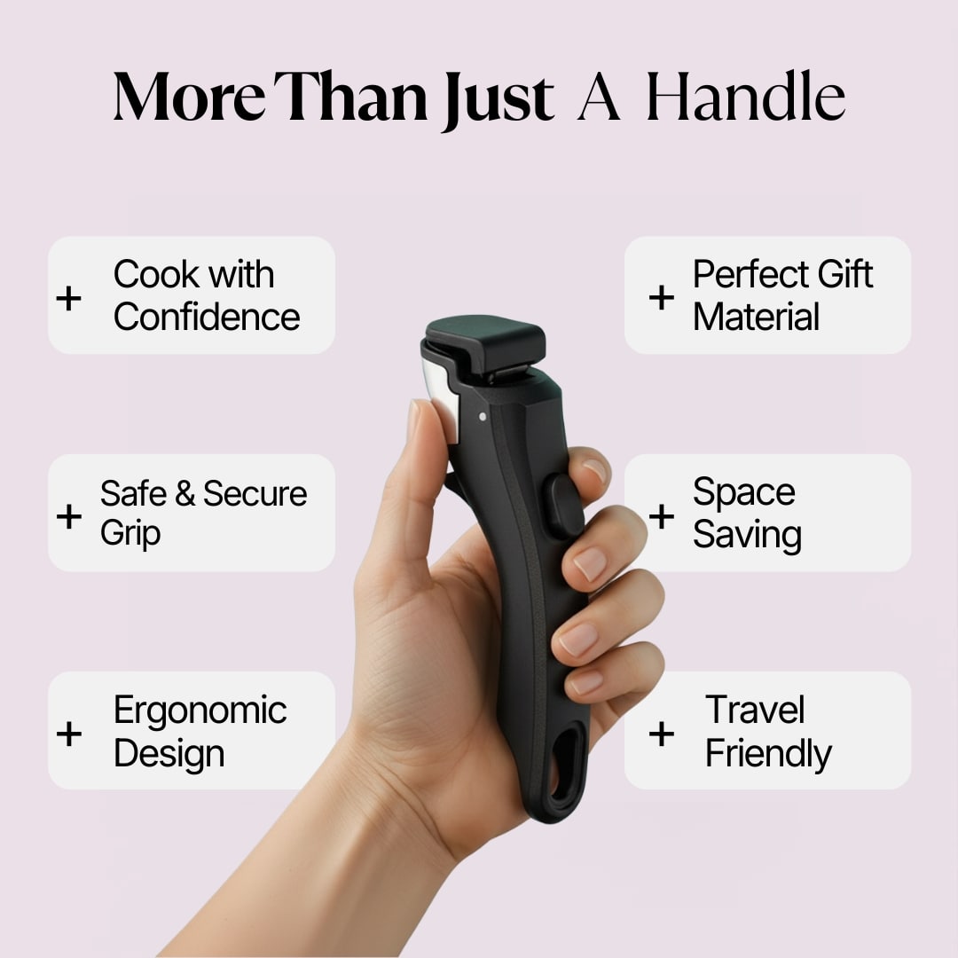 Apnebazaar™ Handle Multipurpose / Removable Handle for Kitchen Cookware